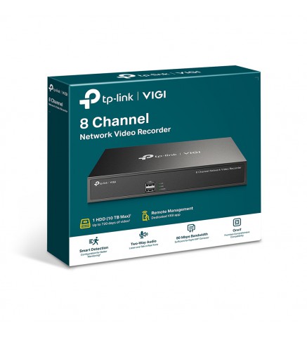 TP-Link VIGI 8 路網路監控主機(NVR) - VIGI NVR1008H
