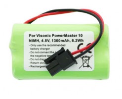 Visonic BAT NI-MH4.8V/1.3AH(4X1.2V)PowerMaster-10/ RP-600 PG2 POWERPACK 電池 - VS-BAT-PM10-48V