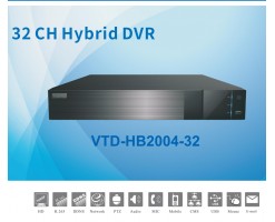 VideoNet 32​​CH 5MP 混合 DVR 硬碟錄影機 - VTD-HB2004-32