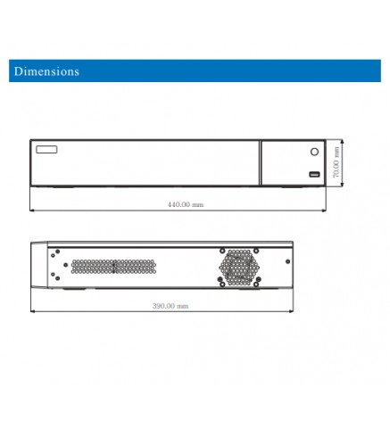 VideoNet 32​​CH 5MP 混合 DVR 硬碟錄影機 - VTD-HB2004-32