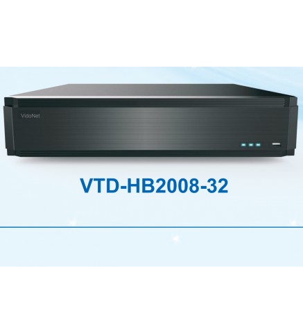 VideoNet 32​​CH 5MP 混合 DVR 硬碟錄影機 - VTD-HB2008-32