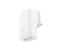 BELKIN貝爾金 - BoostCharge PPS 67W 的 3 連接埠 USB-C® 家用充電器 - WCC002MYWH