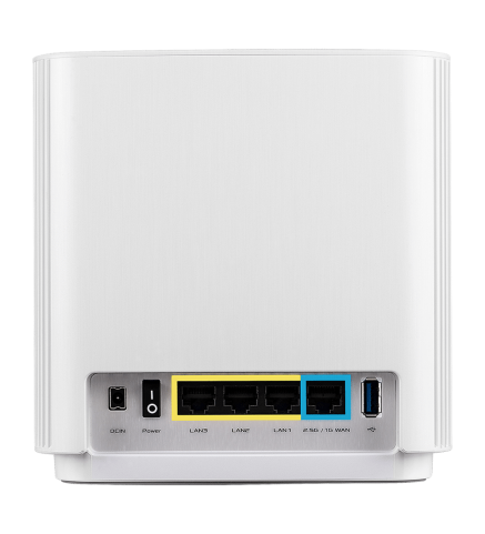 ASUS-華碩AX6600三頻網狀（574 + 1201 + 4804Mbps）WiFi系統– 1個路由器 - XT8 1PK (W) - 白色