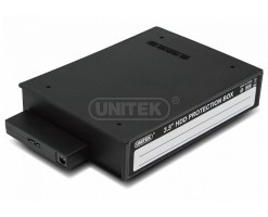 UNITEK -  USB3.0 to SATA6G Converter + 3.5'' HDD Protection Box - with UK Power Adaptor - Y-1039C