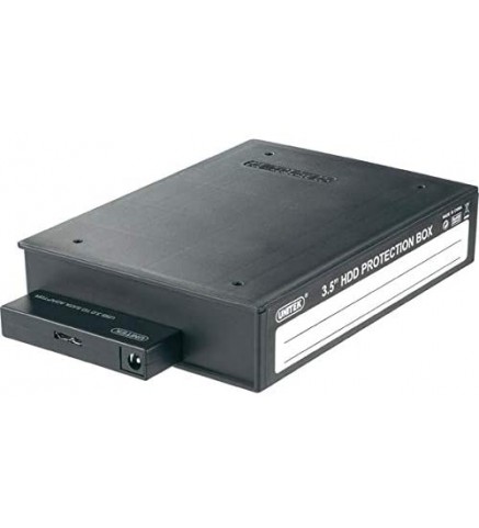 UNITEK優越者 - USB3.0 轉 SATA6G 轉換器 + 3.5 英寸硬盤保護盒 - 帶英國電源適配器 - Y-1039C