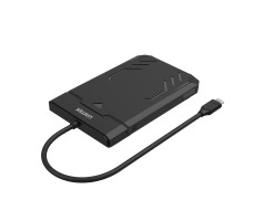UNITEK - USB3.1 Type-C 5Gbps to SATA6G 2.5"Hard Disk Enclosure, Black Color, UNITEK Gift Box - Y-3036A