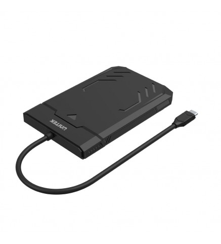 UNITEK優越者 - USB3.1 Type-C 5Gbps to SATA6G 2.5"硬盤盒，黑色，UNITEK禮盒 - Y-3036A