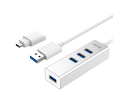 UNITEK優越者 - USB3.1 4口鋁製集線器（帶USB Type-C適配器） - Y-3082B