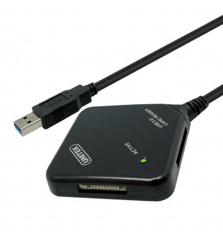 UNITEK優越者 - USB3.0 多合一讀卡器，帶 4 個 CF/ 插槽 MS/ SD/ M2+TF - Y-3201