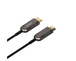 UNITEK優越者 -4K 60Hz 光纖 HDMI 電纜 - 20M，4芯光纖18Gbps - Y-C1030BK