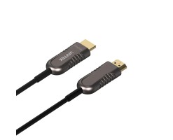 UNITEK優越者 -4K 60Hz 光纖 HDMI 電纜 - 30M，4芯光纖18Gbps - Y-C1031BK