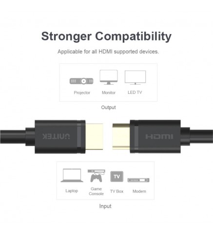 UNITEK優越者 - 4K HDMI 線 - 5M, 1.4 (M) to (M)  - Y-C140M