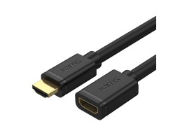 UNITEK優越者 - 3米，HDMI (M) 轉 HDMI (F) 線，黑色，UNITEK 禮盒 - Y-C166K