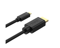 UNITEK優越者 - 2米, Micro HDMI (M) 轉 HDMI(M) 線，黑色，UNITEK 禮盒 - Y-C182
