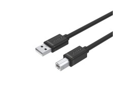 UNITEK - USB 2.0 to USB-B Charging Cable - 2M, USB2.0 Type-A (M) to Type-B (M) - Y-C4001GBK