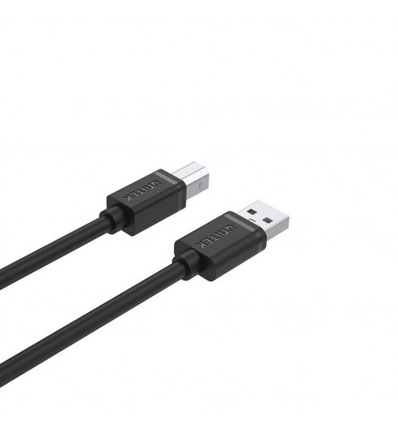 UNITEK優越者 - USB 2.0 轉 USB-B 充電線 - 2M, USB2.0 Type-A (M) to Type-B (M) - Y-C4001GBK