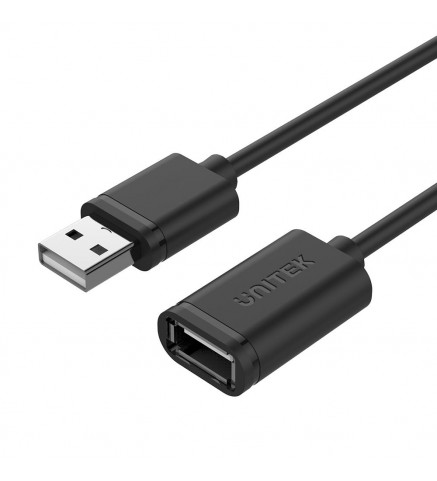UNITEK優越者 - USB 2.0 延長線 - 1M, USB2.0 Type-A (M) to Type-A (F) - Y-C428GBK