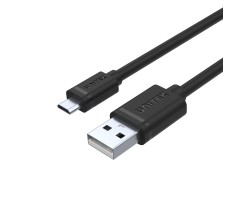 UNITEK優越者 - USB 2.0 轉 Micro USB 充電線 - 3M, USB2.0 Type-A (M) to Micro USB (M)  - Y-C435GBK