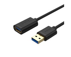 UNITEK - USB 3.0 Extension Cable - 1M, USB3.0 Type-A (M) to Type-A (F) - Y-C457GBK