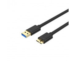 UNITEK優越者 - USB 3.0 轉 Micro-B 充電線 - 2M, USB3.0 Type-A (M) to Micro-B (M) - Y-C463GBK