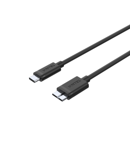 UNITEK優越者 - USB-C 轉 Micro-B 充電線 (USB 3.0) - 1M, USB3.1ype-C (M) to Micro B (M) - Y-C475BK