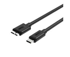 UNITEK優越者 - USB-C 轉 Micro-B 充電線 (USB 3.0) - 1M, USB3.1ype-C (M) to Micro B (M) - Y-C475BK