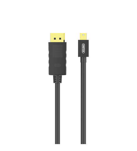 UNITEK優越者 - 2M，Mini DisplayPort (M) 轉 DisplayPort (M) 電纜Y-C611BK