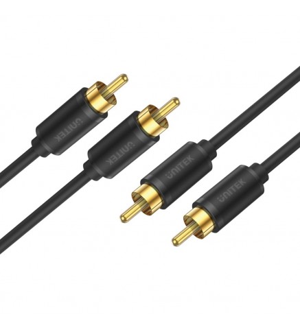 UNITEK優越者 - 1.5M，2 RCA 至 2 RCA 電纜 - Y-C945BK