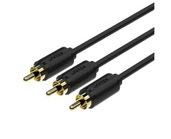 UNITEK - 3 RCA to 3 RCA Audio Video Cable - 1.5M, 3 RCA to 3 RCA Cable - Y-C950BK