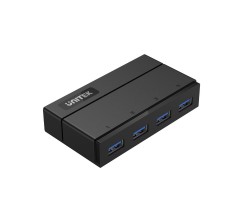 UNITEK優越者 - USB3.1 4 端口集線器，最大 1.5A - 帶英國電源適配器 - Y-HB03001