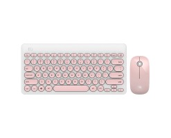 FORTER - Wireless 2.4GHz keyboard and mouse combo kit - Pink - ik6620